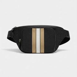 Coach C5386 Thompson Signature Jacquard Varsity Stripe Fanny Pack