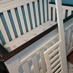 3-in-1 Crib & Matching Changing Table