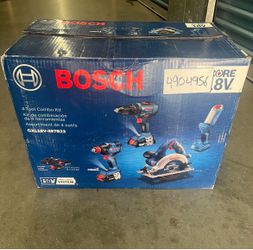 bosch 4 pc tool combo new 