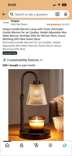 Candle warmer lamp $5
