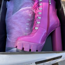 AZALEA WANG GO FOR IT CHUNKY BOOTIE IN PURPLE