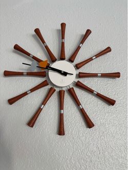 George Nelson spindle clock