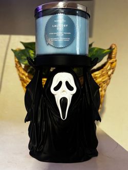 Ghostface Candle Holder 3 Wick Candle