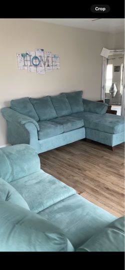 Love seat/ sofa/ wall art included