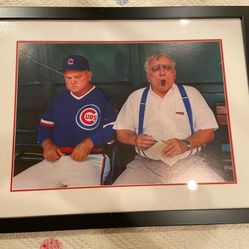 Don Zimmer & Jerome Holtzman Photo In Brand New Condition