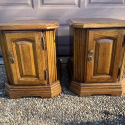 Vintage Side Table Cabinets