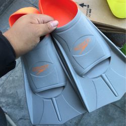 Speedo Training Short Blade Fins (2 Pairs)