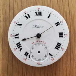 RARE VINTAGE Renora Fleurier Watch Co 23 Jewels Swiss Pocket Watch (For Parts Or Repair)