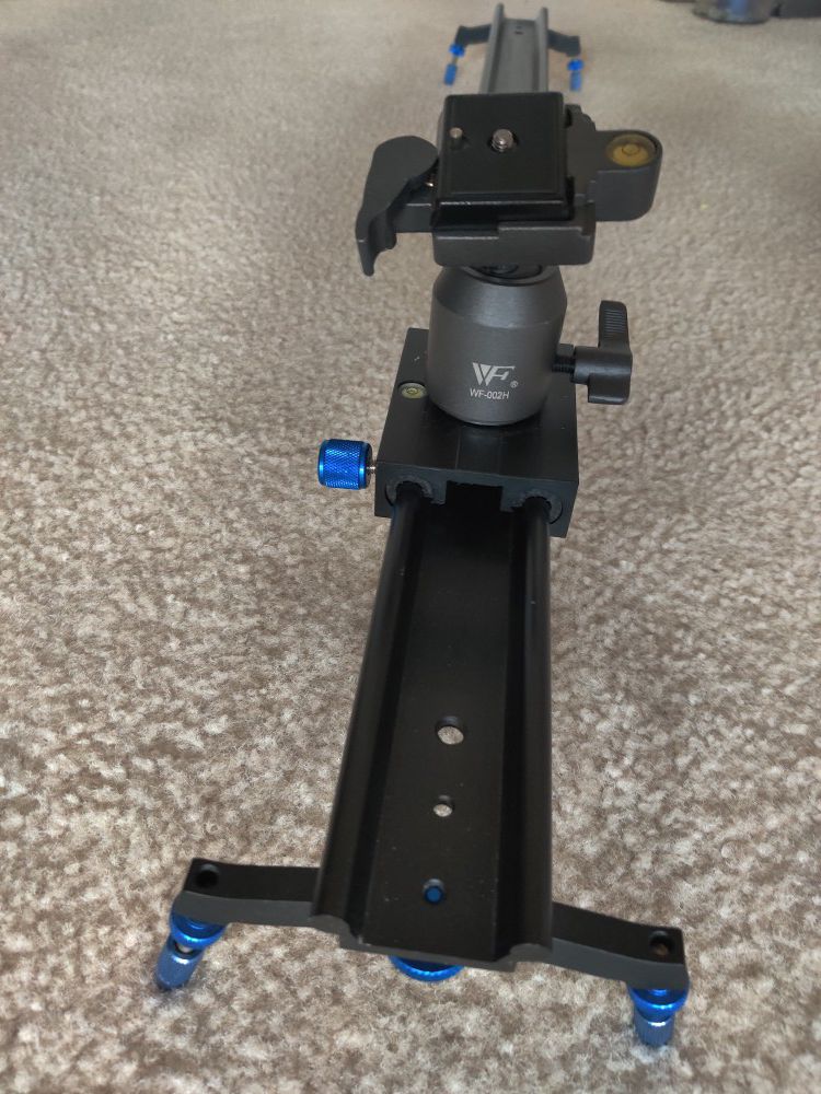 DSLR Camera Slider with Ball Head Mount
