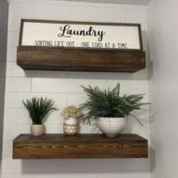 Custom Floating Shelves