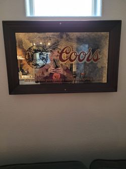 Coors Bar Mirror