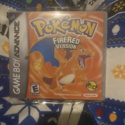Pokemon FireRed Reproduction Nintendo Game