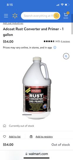 Rust Converter And Primer 