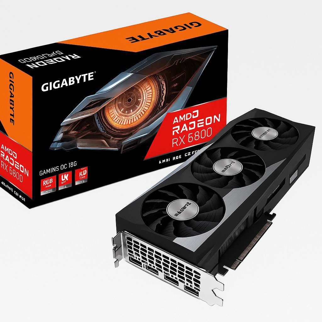 AMD Radeon RX 6800 16GB GDDR6 - Tarjeta gráfica nueva y potente