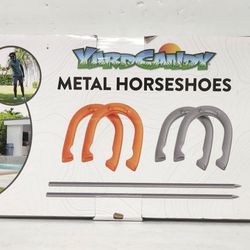 YardCandy Metal Horseshoes Game