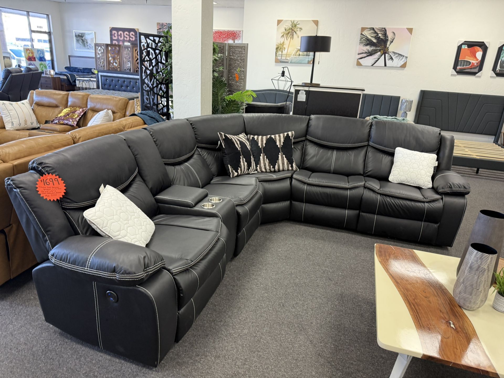 Power Reclining Sectional