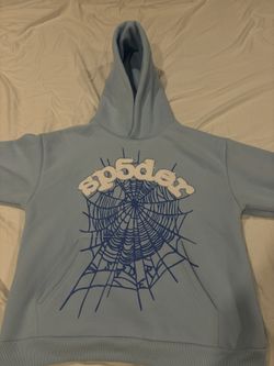 Selling Sp5der Web Hoodie ‘Sky Blue’