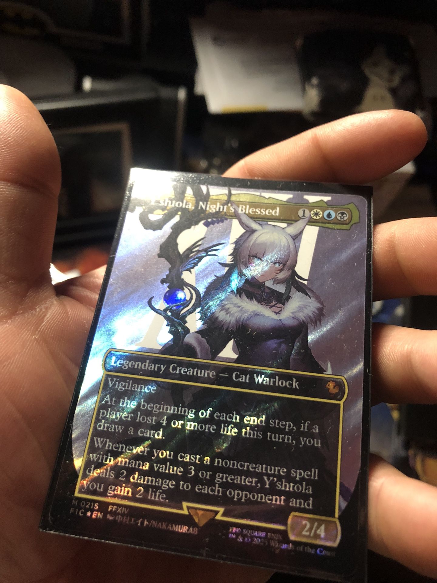 MTG Y’shtola Night’s Blessed (boarderless Surge Foil)