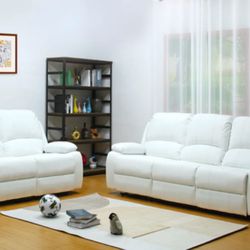 New Sofa And Loveseat Faux  Leather 2 Pc Set K Furniture And More 