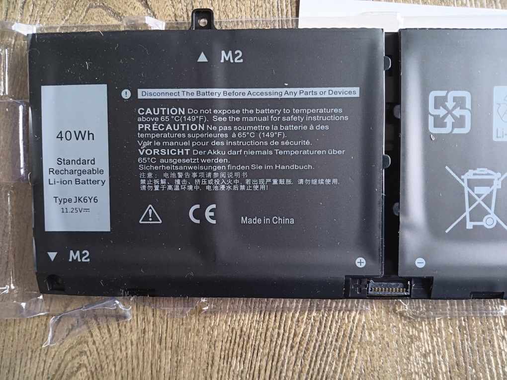 Dell Replacement Battery - Must Sell - NEW