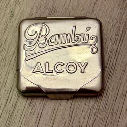 Vintage  BAMBU ALCOY Made In Spain Rolling Paper Holder