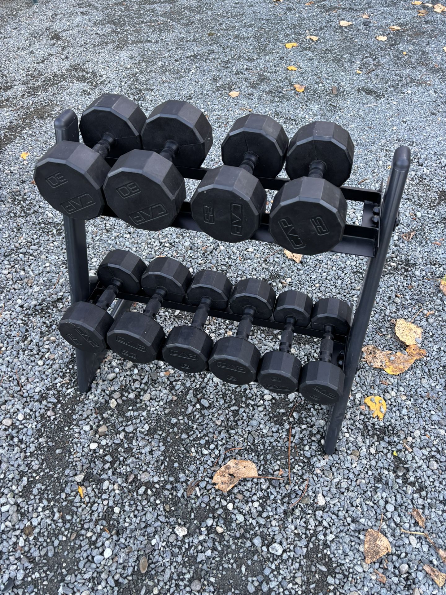 Rubber Dumbbells 