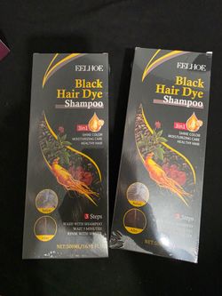 Eelhoe Black Hair Dye Shampoo 3-in-1 – 2 Pack
