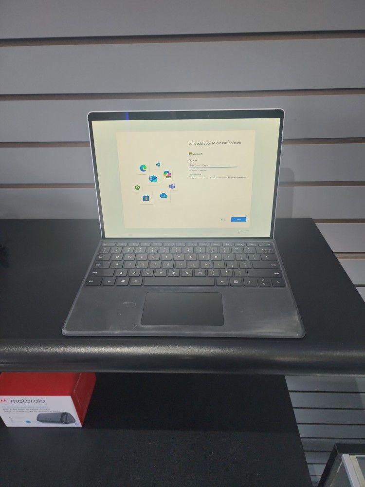 MICROSOFT SURFACE PRO X SQ1 8GB RAM 128GB SSD TOUCHSCREEN WINDOWS 11 LTE $550