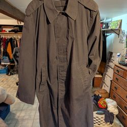 1980s Military Trench Coat