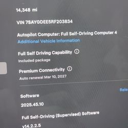 Tesla Y- Full Self Driving Included, AWD, 14,300 Miles