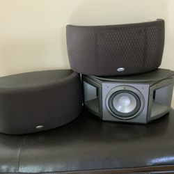 Black Klipsch Synergy S3 Speakers