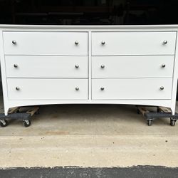 Refinished Modern Long Dresser