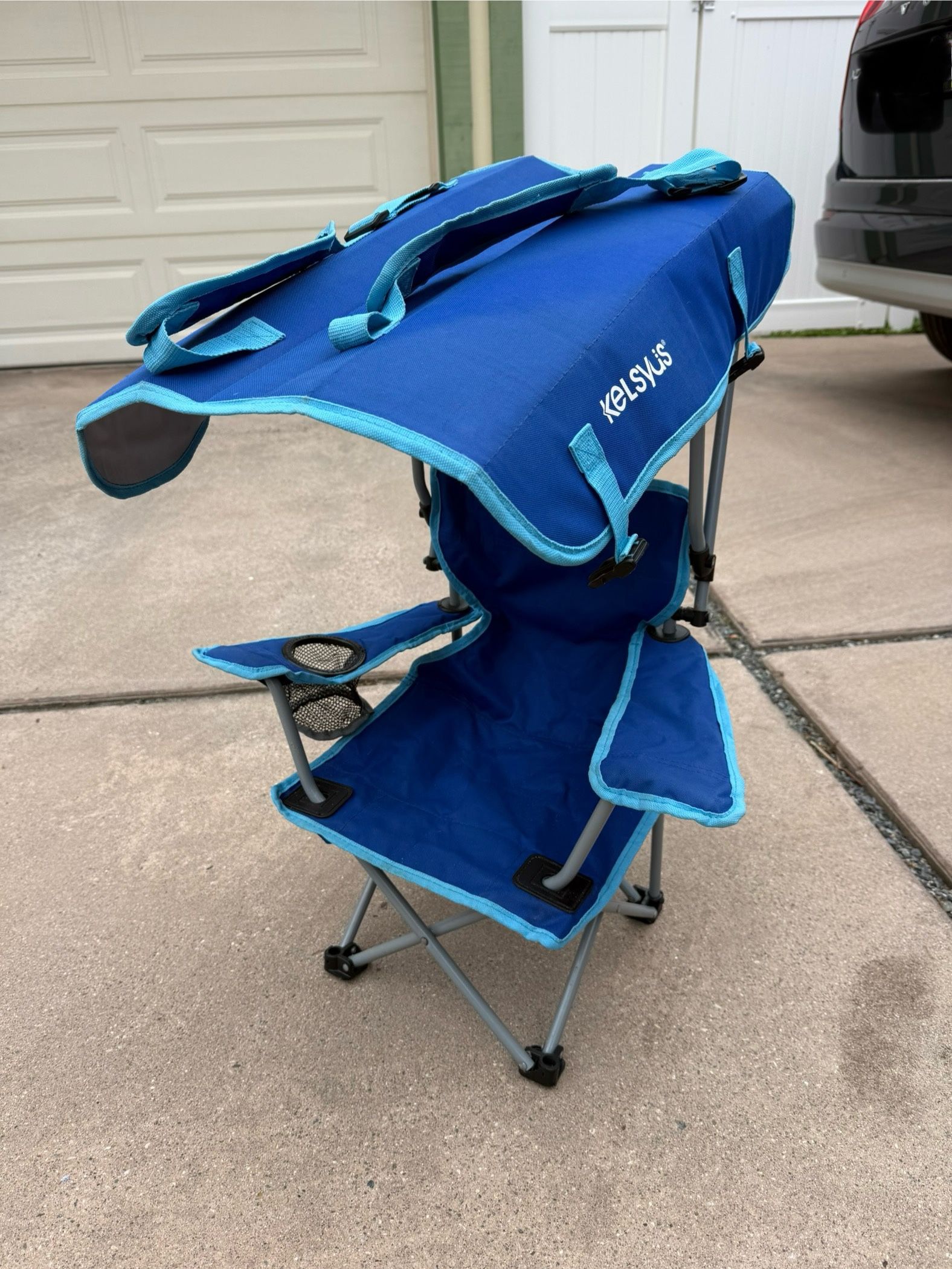 Kelsyus Canopy Beach Chair, Kid size