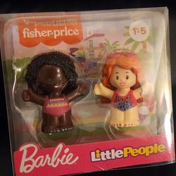 Barbie - Little People Swimming Figure 2 Pack - Fisher-Price Toddler Toys 