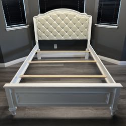 White Bed Frame Size Full 