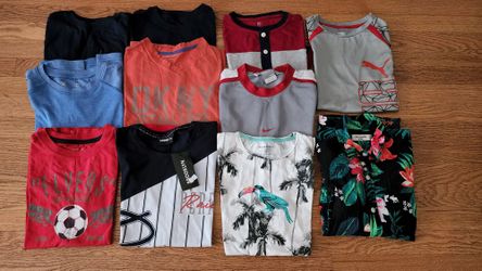 Lot Of 11 Summer Boys Tshirts Size 10-12