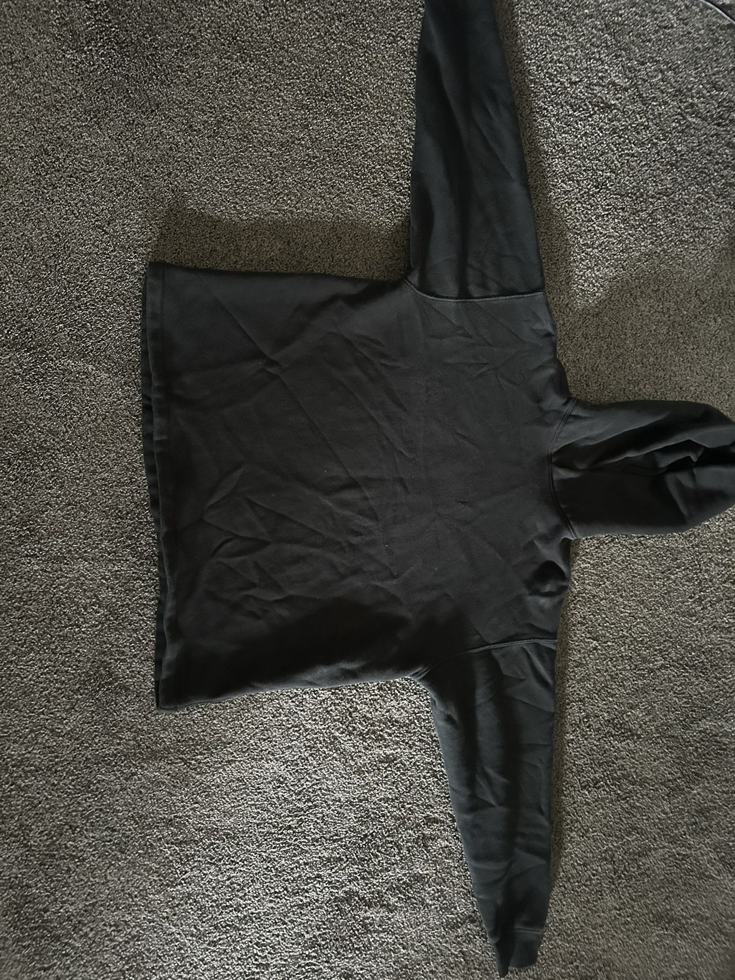 Black Essentials Hoodie.