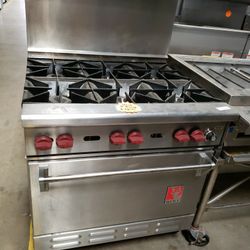 Used Wolf 36"L Range With 6 Burners N Standard Oven Natural Gas 