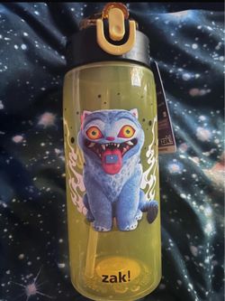 Zak! Kids Water Bottle with Monster Graphic