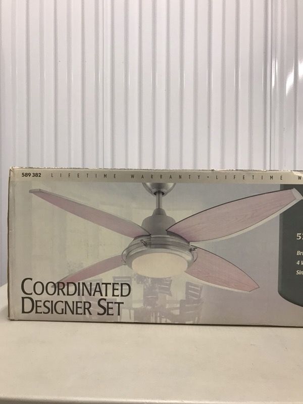 Hampton Bay 52 Ceiling Fan And Table Lamp Romano Coordinated Hampton Bay 52 Ceiling Fan And Table Lamp Romano Coordinated Designer Set New For In Chicago Il Offerup