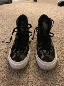 Chuck Taylor II Converse Black Grey Camo