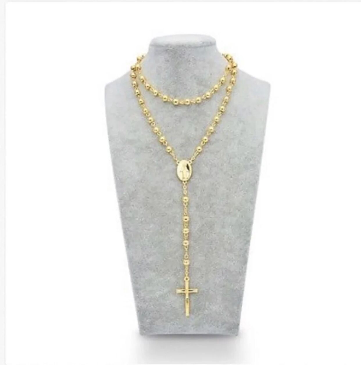18K Gold Plated Rosary