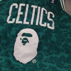 Mitchell & Ness X Bape Celtics Jersey