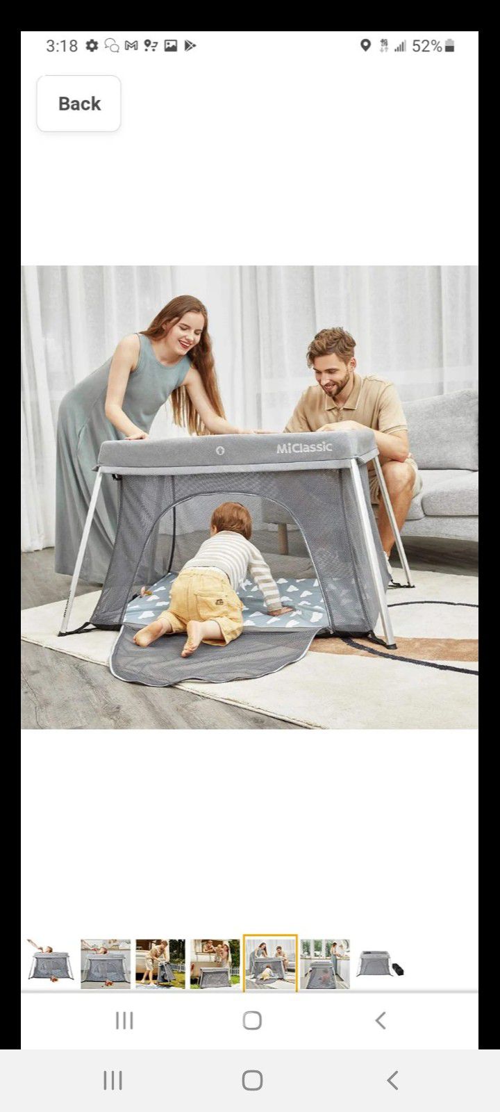 MiClassic baby Crib Play Yard