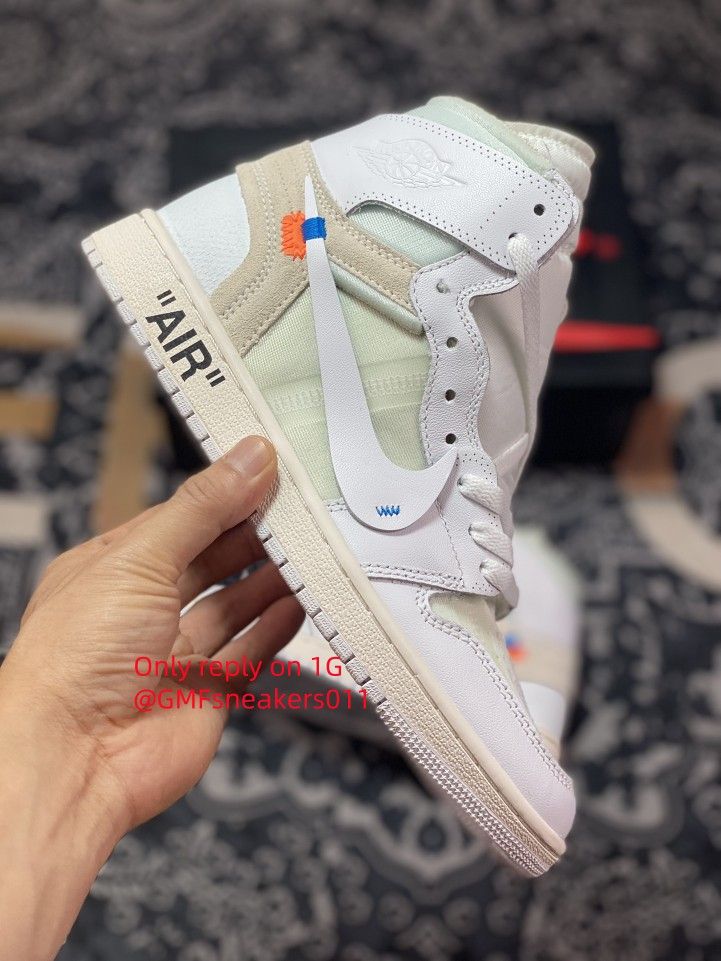 Off-White x Air Jordan 1 Retro High OG”All White“AJ1