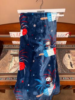 Snoopy Patriotic Blanket