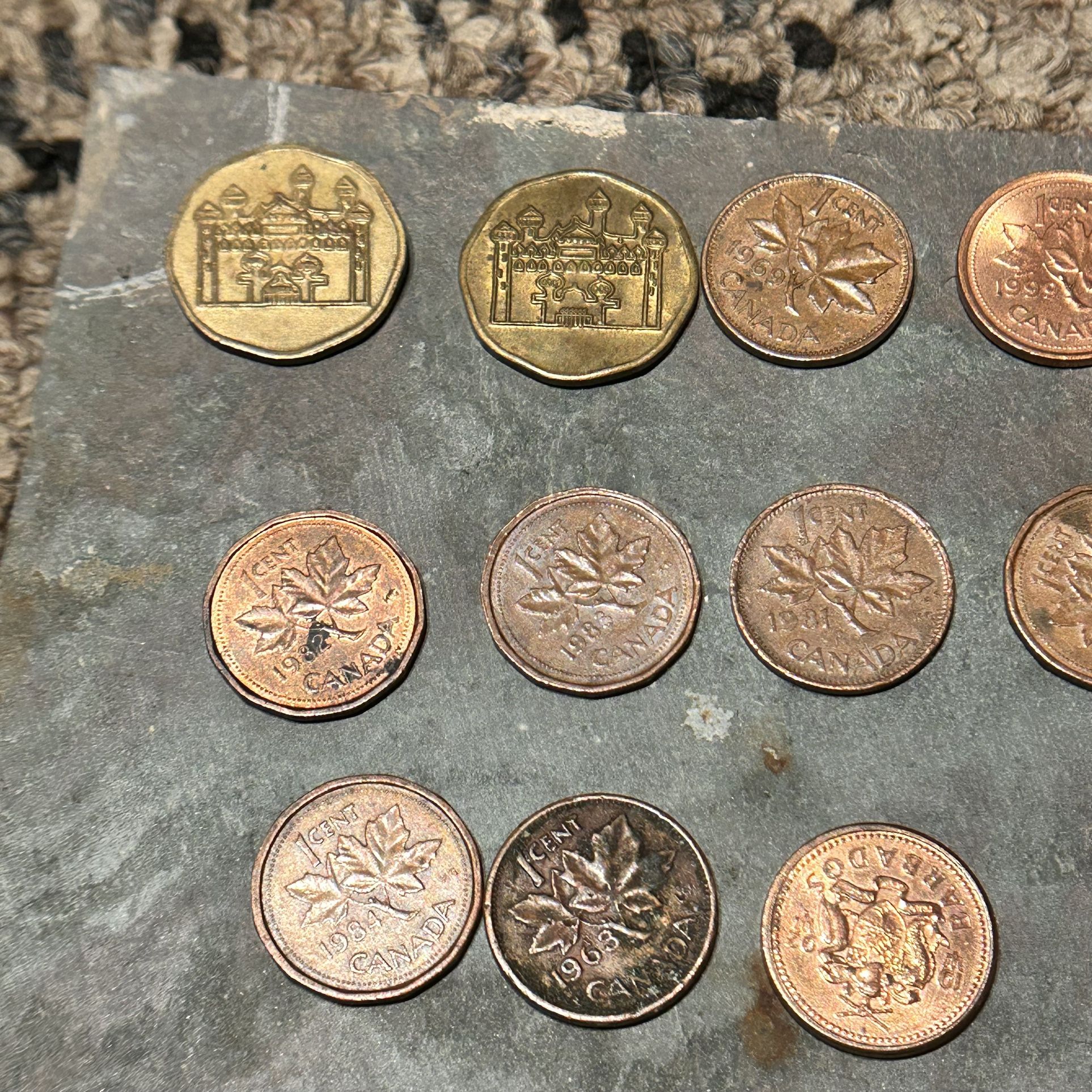 Canadian And Unknown Coins