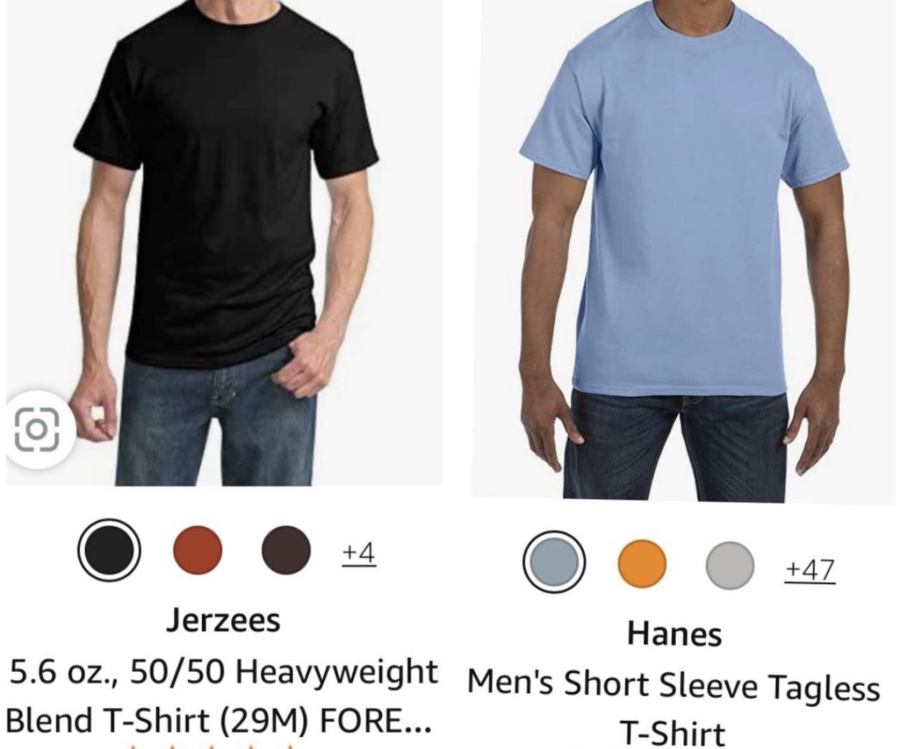 T-shirts Blank Shirts
