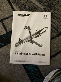 Brand NEW assembled E-bike RACK w/RAMP!