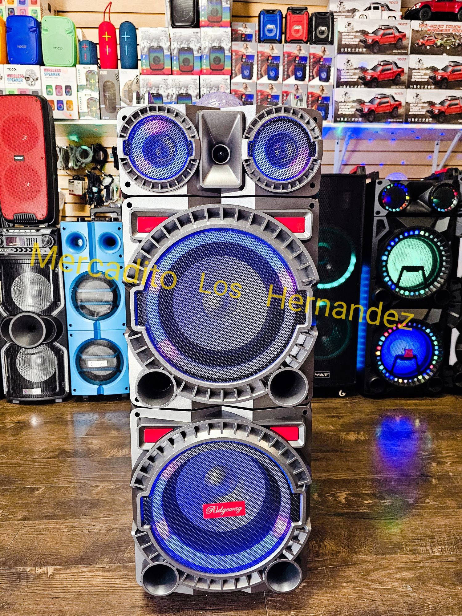 Bocina Bluetooth Karaoke Speaker LED Lights 🎤 9000w - Party Ready 🎶🔊 - Rechargeable 🔋+++